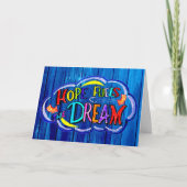 Hoop voedt de droom kaart (Voorkant)