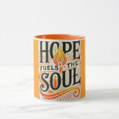 Hoop voedt de ziel - Inspirerend Mok (Midden)