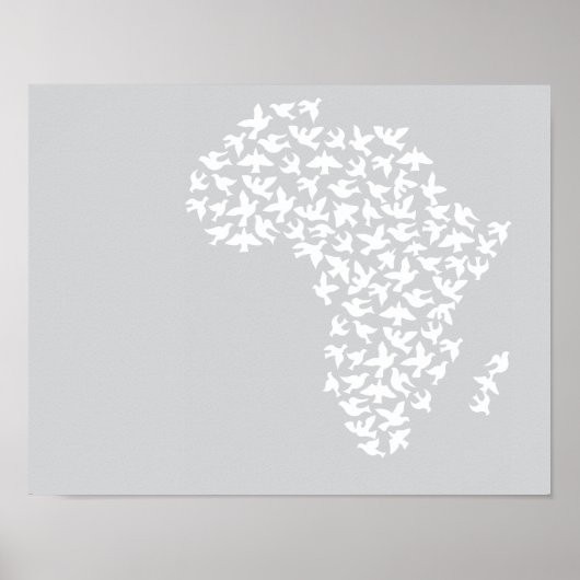 Hoop voor Afrika Poster (Voorkant)