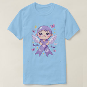 Hoop voor alvleesklierkankerbestrijders t-shirt
