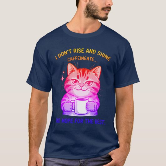Hoop Voor Beste Kat Humor T-shirt (Voorkant)