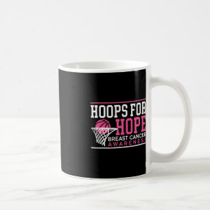 Hoop voor de Basketball Player Breast Cancer Awa Koffiemok