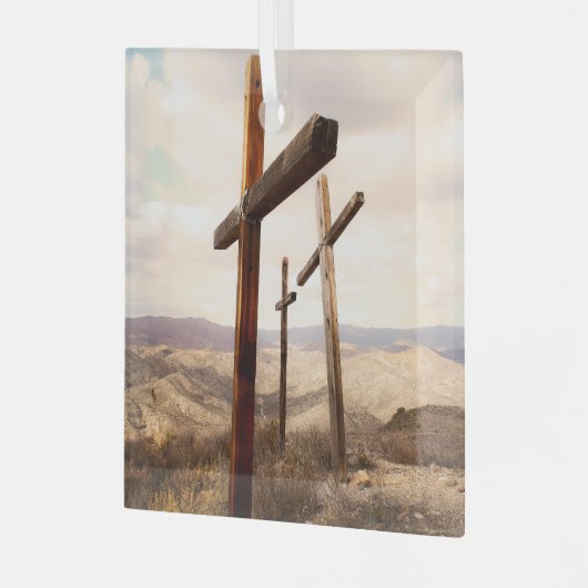 HOOP VOOR DE WERELDGlasversiering Glas Ornament (Voorkant links)