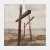 HOOP VOOR DE WERELDGlasversiering Glas Ornament (Voorkant)