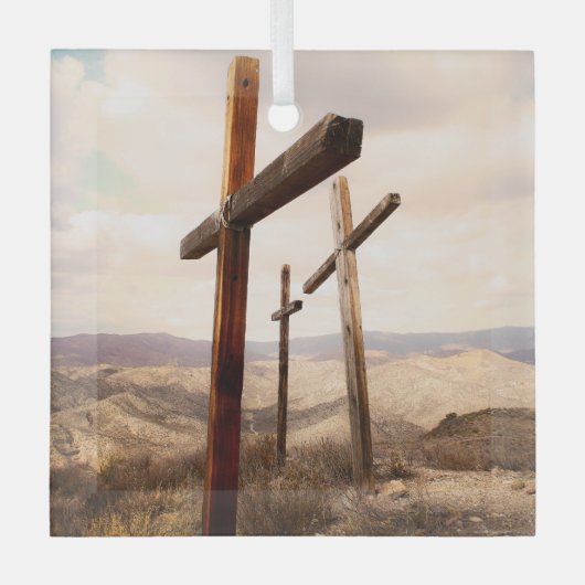 HOOP VOOR DE WERELDGlasversiering Glas Ornament (Voorkant)