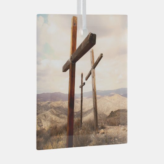 HOOP VOOR DE WERELDGlasversiering Glas Ornament (Voorkant Rechts)