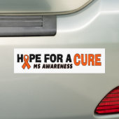 Hoop voor een kuur...MS Bumpersticker (Op auto)