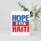 Hoop voor Haïti Briefkaart (Staand voorkant)