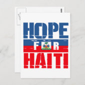 Hoop voor Haïti Briefkaart (Voorkant / Achterkant)