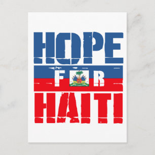 Hoop voor Haïti Briefkaart