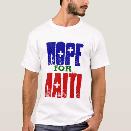 HOOP VOOR HAÏTI T-SHIRT (Voorkant)