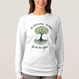 Hoop voor het nieuwe jaar ontwerp t-shirt
