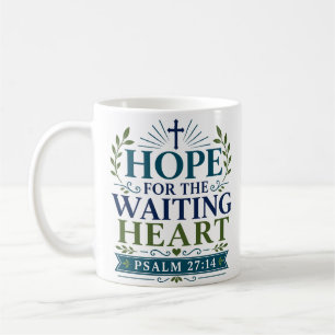 Hoop Voor Het Wachtende Hart Esthetische Christeli Koffiemok