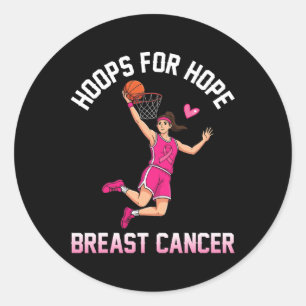 Hoop voor hoop Borstkanker Bewustzijn door sketchb Ronde Sticker