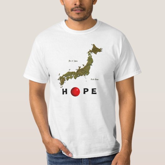 HOOP voor JAPAN Earthquake Relief Shirt (Voorkant)