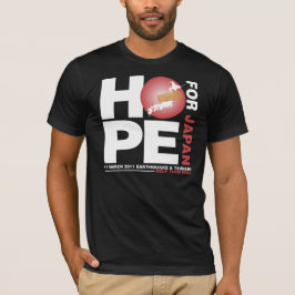 HOOP VOOR JAPAN - HELP HEN HEAL (DARK) T-SHIRT
