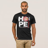 HOOP VOOR JAPAN - HELP HEN HEAL (DARK) T-SHIRT (Voorkant volledig)