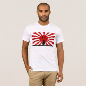 HOOP voor JAPAN Samurai Vlag Aardbeving Relief T-shirt (Voorkant volledig)