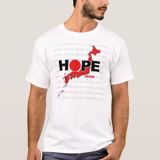 Hoop voor Japan T-shirt (Voorkant)