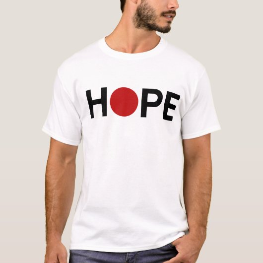 Hoop voor Japan T-shirt (Voorkant)