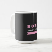 Hoop voor Kanker Koffiemok (Voorkant links)