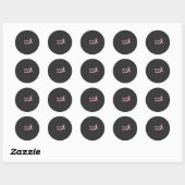 Hoop voor Kanker Ronde Sticker (Vel)
