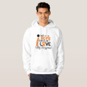 Hoop voor mijn vriend multiple sclerose MS Hoodie (Voorkant volledig)
