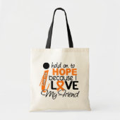 Hoop voor mijn vriend multiple sclerose MS Tote Bag (Voorkant)