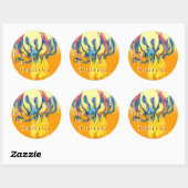 Hoop voor morgen ronde sticker (Vel)
