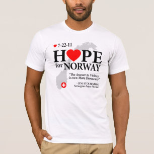 Hoop voor Noorwegen T-shirt