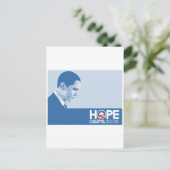 hoop voor Obama Briefkaart (Staand voorkant)
