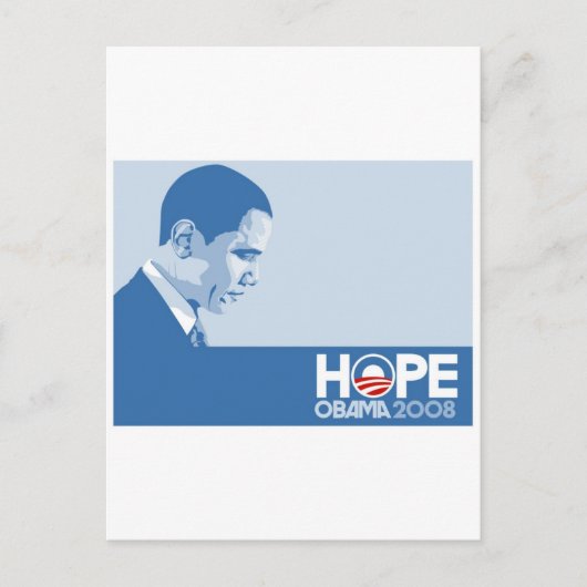 hoop voor Obama Briefkaart (Voorkant)