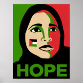Hoop voor Palestina Poster (Voorkant)