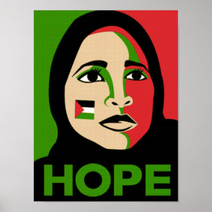 Hoop voor Palestina Poster