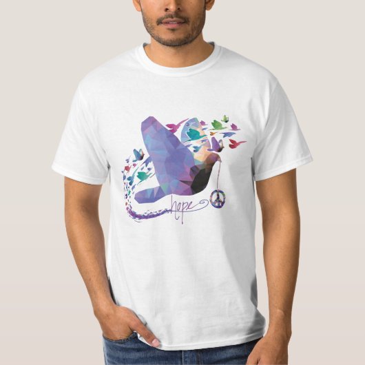 Hoop voor vrede - T-shirt (Voorkant)