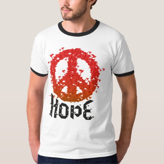 Hoop voor vrede - T-shirt (Voorkant)