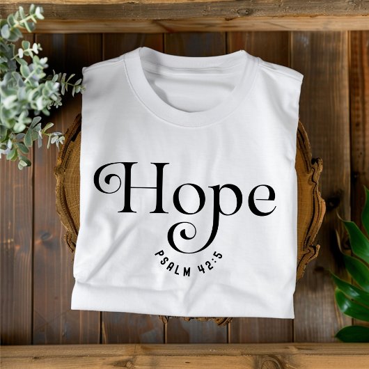 Hoop voor vrouwen en kinderen Christelijk T-shirt