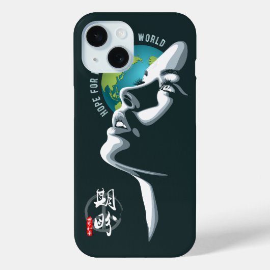 Hoop voor Wereldvrede Case-Mate iPhone Case (Achterkant)