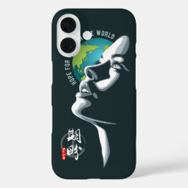 Hoop voor Wereldvrede iPhone 16 Hoesje