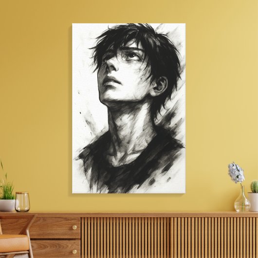 Hoop voorbij schaduwen Canvas Print (Insitu (Woonkamer))