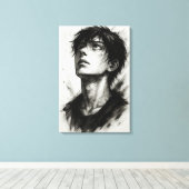 Hoop voorbij schaduwen Canvas Print (Insitu (Houten vloer))