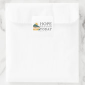 Hoop Voorbij Vandaag Sticker (Tas)