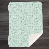 Hoop, vreugde, genezing, vernieuwing, kalme symbol sherpa deken