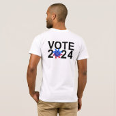HOOP vs ANGST - Verkiezingen 2024 T-shirt (Achterkant volledig)