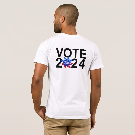 HOOP vs ANGST - Verkiezingen 2024 T-shirt (Achterkant volledig)