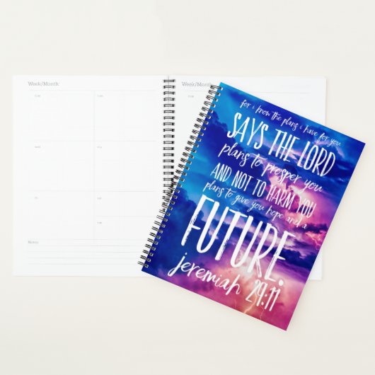 Hoop welvaartsbijbel Verse Christelijke scripts Planner (Display)