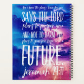 Hoop welvaartsbijbel Verse Christelijke scripts Planner (Achterkant)