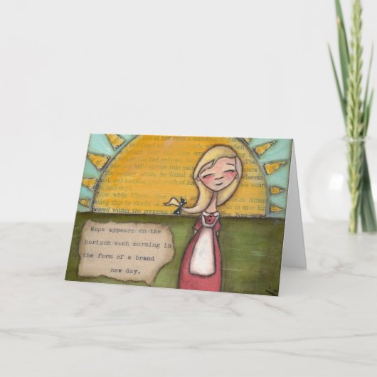 Hoop - Wenskaart Feestdagen Kaart (Voorkant)