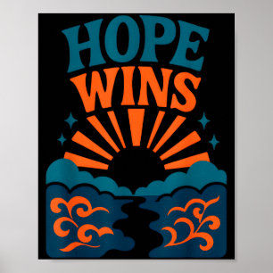 Hoop wint Romeinen 15_13 Sunrise Ocean Christelijk Poster