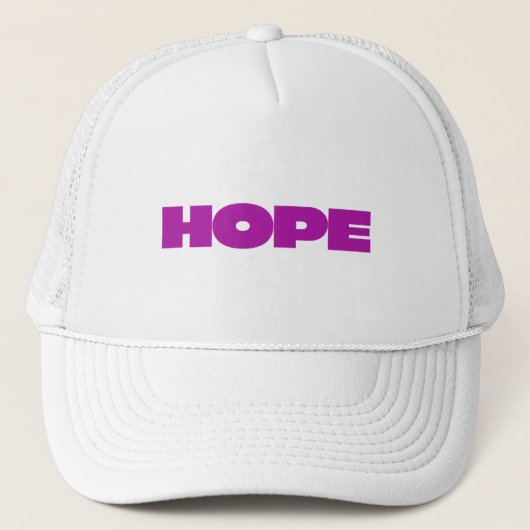 Hoop - Witte Trucker Hoed Pet (Voorkant)